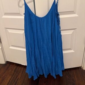 Blue swing dress